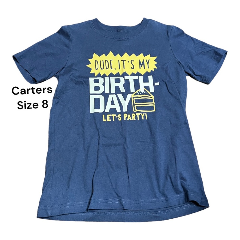 Happy Birthday shirt Carters size 8